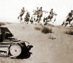 Т-27 совместно с кавалерией, во время операции по борьбе с басмачами
